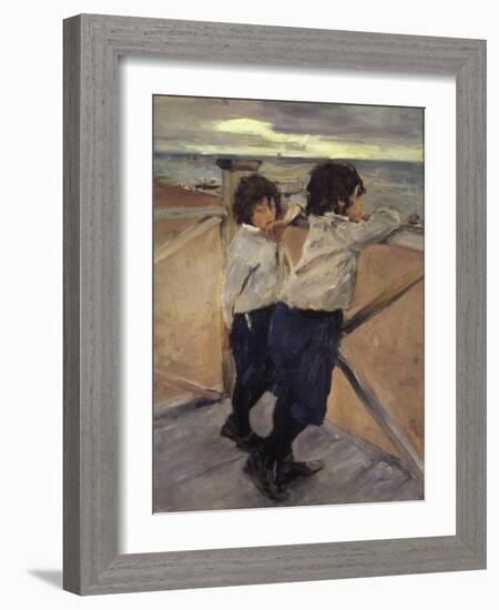 Children, 1899-Valentin Serov-Framed Giclee Print