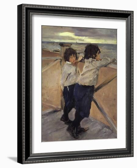 Children, 1899-Valentin Serov-Framed Giclee Print