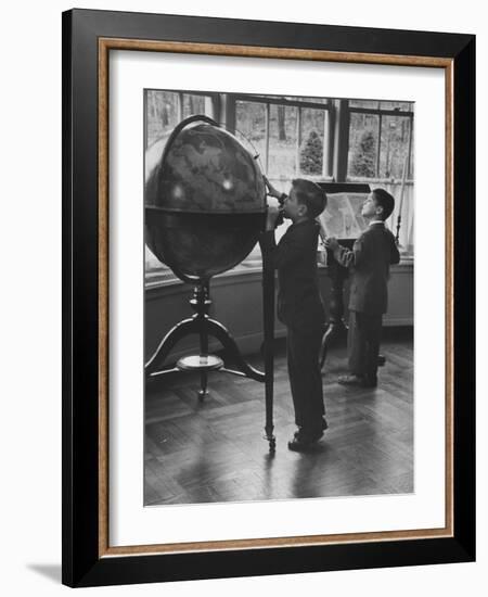 Children at a Private School-Nina Leen-Framed Photographic Print