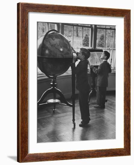 Children at a Private School-Nina Leen-Framed Photographic Print