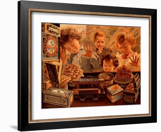 Children at Confectionery Shop-Bocchino V^-Framed Giclee Print