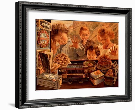 Children at Confectionery Shop-Bocchino V^-Framed Giclee Print