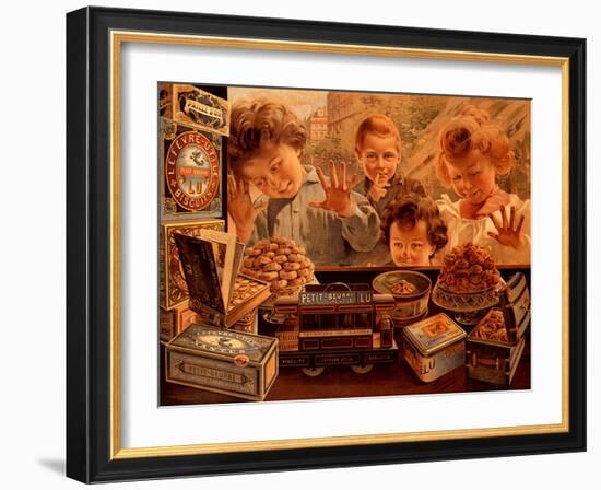 Children at Confectionery Shop-Bocchino V^-Framed Giclee Print