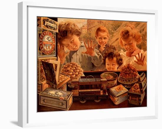 Children at Confectionery Shop-Bocchino V^-Framed Giclee Print
