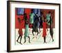Children at Play, 1947-Jacob Lawrence-Framed Giclee Print
