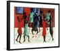 Children at Play, 1947-Jacob Lawrence-Framed Giclee Print