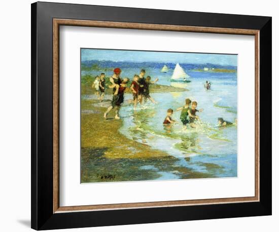 Children at Play on the Beach-Edward Henry Potthast-Framed Giclee Print