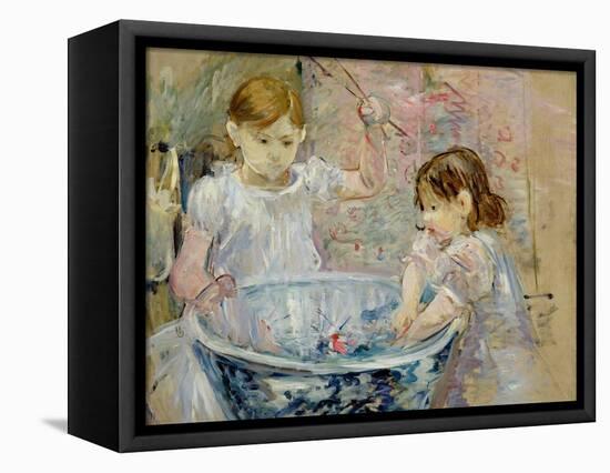 Children at the Basin, 1886-Berthe Morisot-Framed Premier Image Canvas