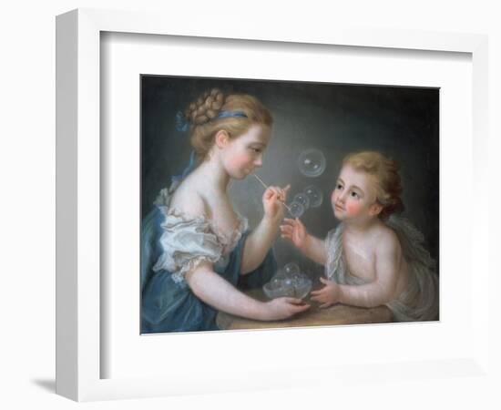 Children Blowing Bubbles-Jean-Etienne Liotard-Framed Giclee Print