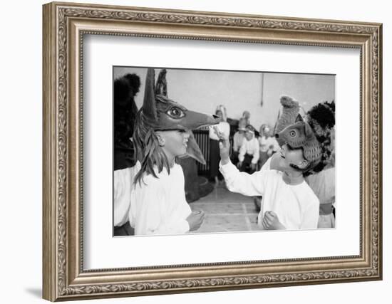 Children Chorus, Aldeburgh Festival, Suffolk, England, June 1958-Mark Kauffman-Framed Photographic Print