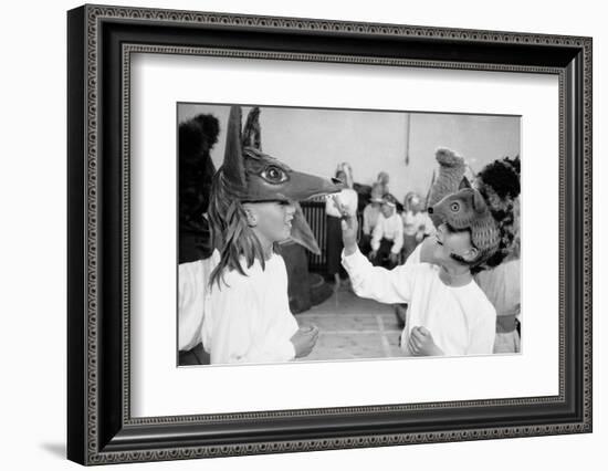 Children Chorus, Aldeburgh Festival, Suffolk, England, June 1958-Mark Kauffman-Framed Photographic Print