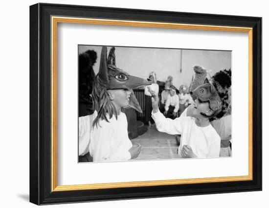 Children Chorus, Aldeburgh Festival, Suffolk, England, June 1958-Mark Kauffman-Framed Photographic Print