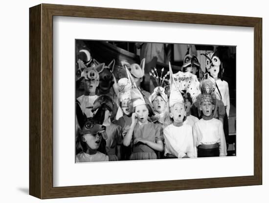 Children Chorus, Aldeburgh Festival, Suffolk, England, June 1959-Mark Kauffman-Framed Photographic Print