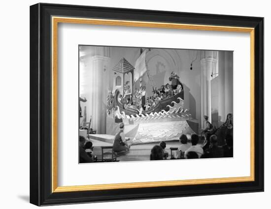 Children Chorus, Aldeburgh Festival, Suffolk, England, June 1959-Mark Kauffman-Framed Photographic Print