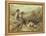 Children Collecting Eggs, 19Th Century-Myles Birket Foster-Framed Premier Image Canvas