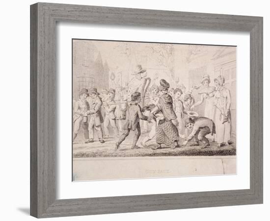 Children Collecting Pennies for the Guy, 1816-Francis Philip Stephanoff-Framed Giclee Print