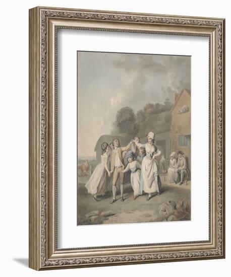 Children Dancing, 1798-George Townley Stubbs-Framed Giclee Print