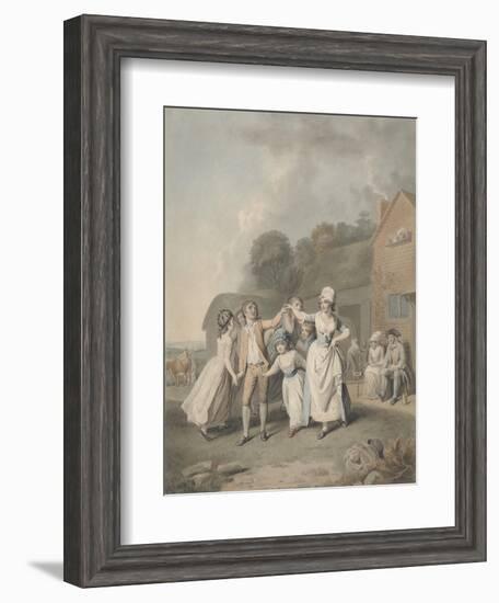 Children Dancing, 1798-George Townley Stubbs-Framed Giclee Print