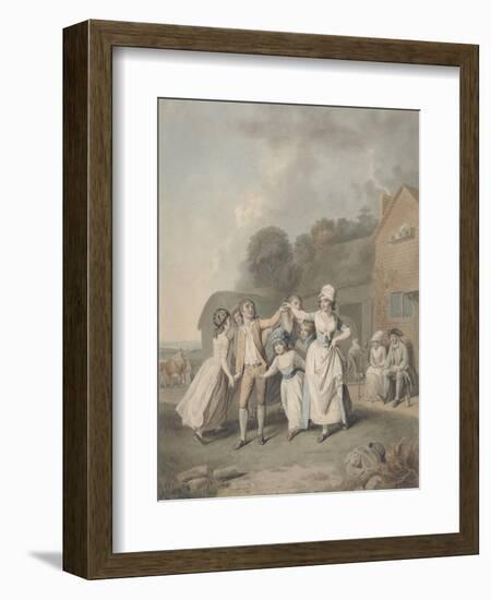 Children Dancing, 1798-George Townley Stubbs-Framed Giclee Print