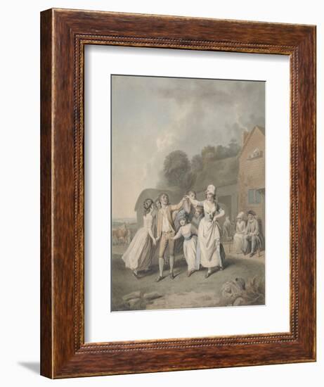 Children Dancing, 1798-George Townley Stubbs-Framed Giclee Print