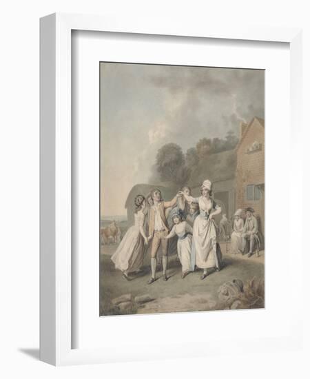 Children Dancing, 1798-George Townley Stubbs-Framed Giclee Print