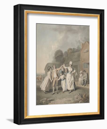 Children Dancing, 1798-George Townley Stubbs-Framed Giclee Print