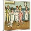 Children Dancing at a Party-Kate Greenaway-Mounted Art Print