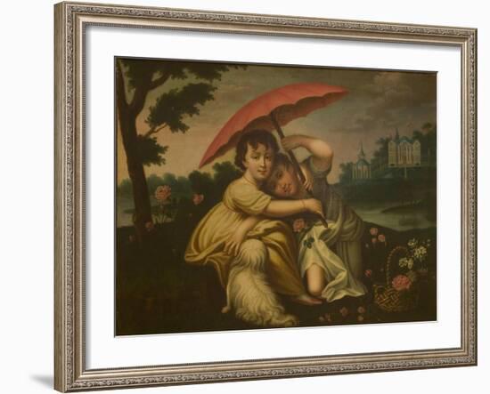 Children, Early 19th C-null-Framed Giclee Print