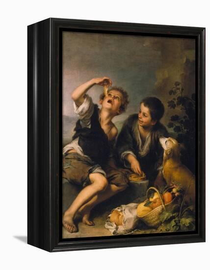 Children Eating a Pie, about 1670/75-Bartolomé Estéban Murillo-Framed Premier Image Canvas