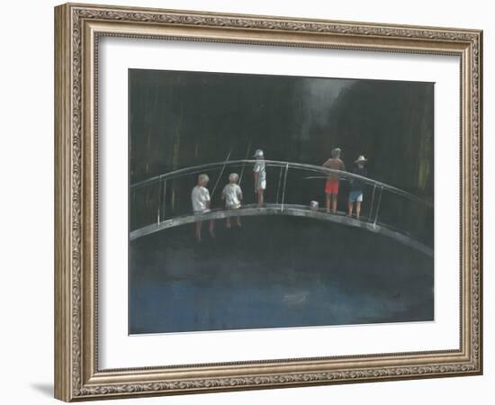 Children Fishing-Lincoln Seligman-Framed Giclee Print