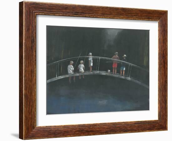 Children Fishing-Lincoln Seligman-Framed Giclee Print