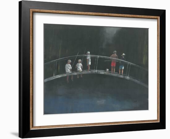 Children Fishing-Lincoln Seligman-Framed Giclee Print