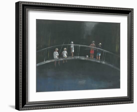 Children Fishing-Lincoln Seligman-Framed Giclee Print