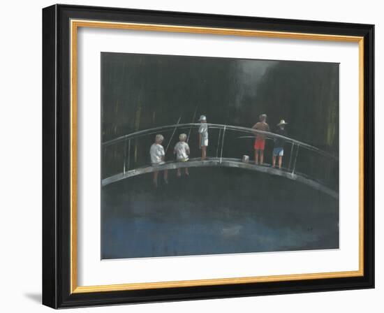 Children Fishing-Lincoln Seligman-Framed Giclee Print