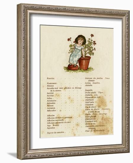 Children, Flowers 1884-Kate Greenaway-Framed Art Print