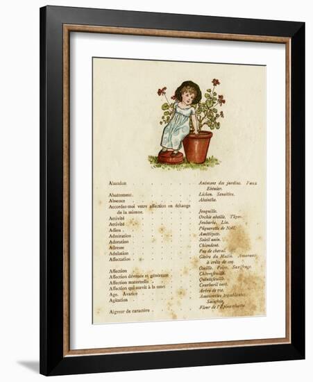 Children, Flowers 1884-Kate Greenaway-Framed Art Print