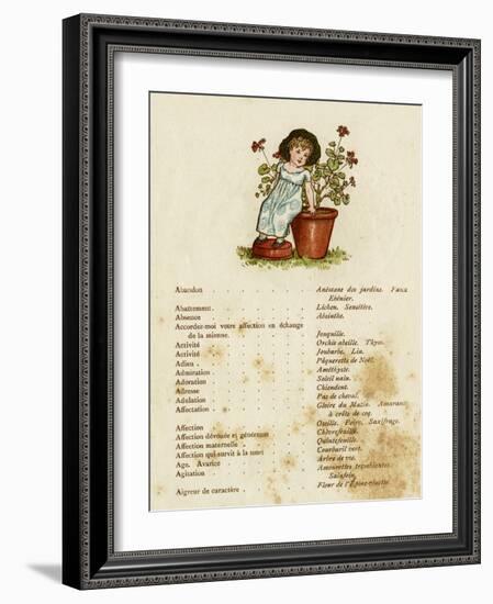 Children, Flowers 1884-Kate Greenaway-Framed Art Print