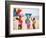 Children Flying Kites on the Beach-Bill Bachmann-Framed Photographic Print