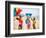 Children Flying Kites on the Beach-Bill Bachmann-Framed Photographic Print