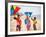 Children Flying Kites on the Beach-Bill Bachmann-Framed Photographic Print