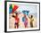 Children Flying Kites on the Beach-Bill Bachmann-Framed Photographic Print