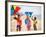 Children Flying Kites on the Beach-Bill Bachmann-Framed Photographic Print