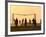 Children from the Toba Qom Ethnic Group Play Soccer During Indegenous Indian Day Celebration-null-Framed Photographic Print