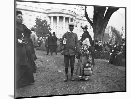 Children Holding Hands at White House Easter Egg Roll-Frances Benjamin Johnston-Mounted Photographic Print