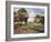 Children in a Farmyard-Peder Mork Monsted-Framed Giclee Print