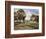 Children in a Farmyard-Peder Mork Monsted-Framed Giclee Print