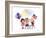 Children in July-MAKIKO-Framed Giclee Print