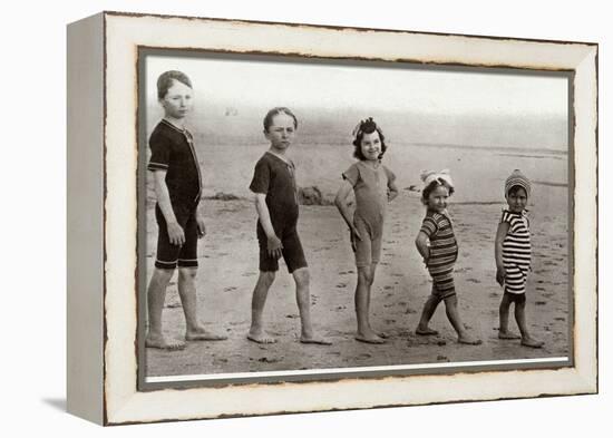 Children in Swimwear-null-Framed Premier Image Canvas