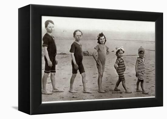 Children in Swimwear-null-Framed Premier Image Canvas