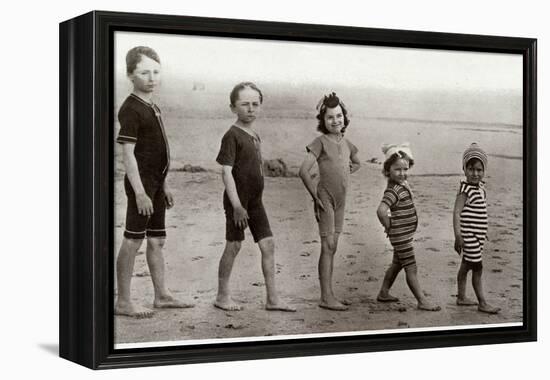 Children in Swimwear-null-Framed Premier Image Canvas